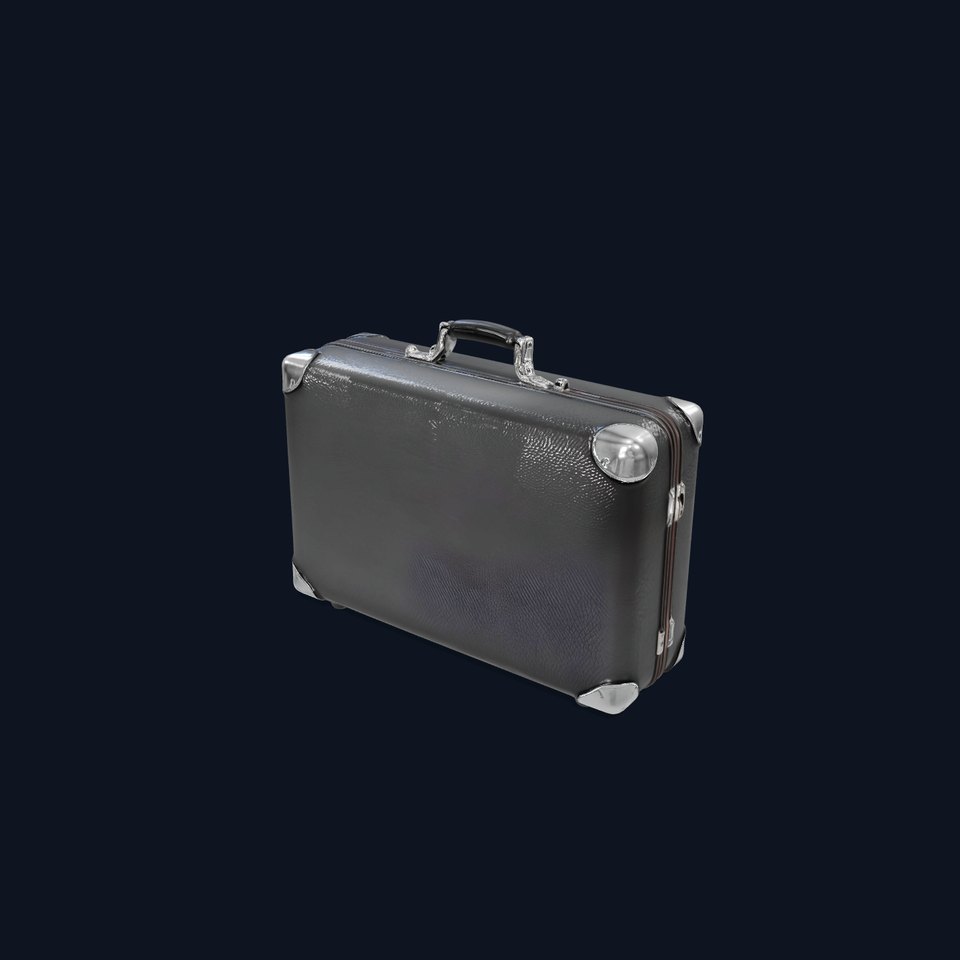 Textured Suitcase Model Pack